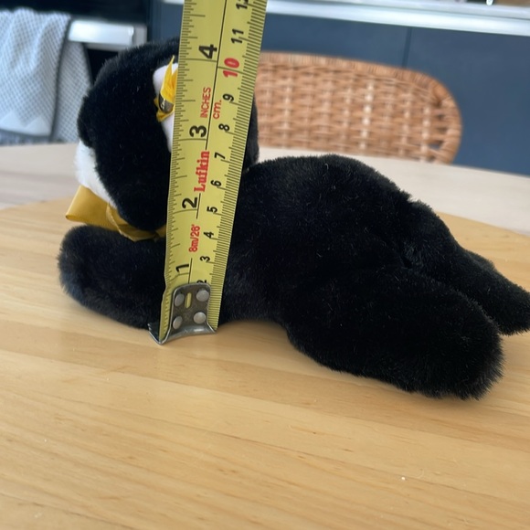 Vintage Mini Floppy black and white cat. See photos for measurements. - Picture 7 of 7